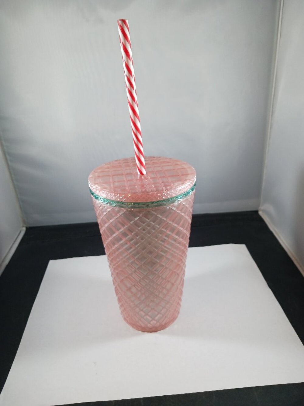 Starbucks Jeweled Pearl Pink Green 16oz Cold Cup